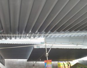 Báo giá mái bạt xếp, bạt kéo tại Phương Trang mai bat xep